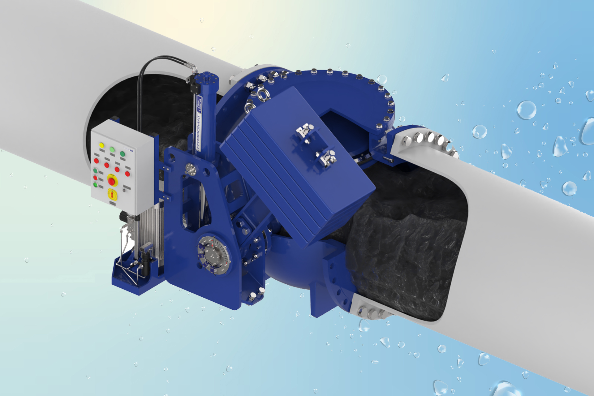 Combined plug with pipe Combined plug with pipe